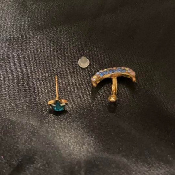 star and moon earrings - Picture 3 of 4